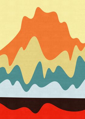 Undulating landscape IX