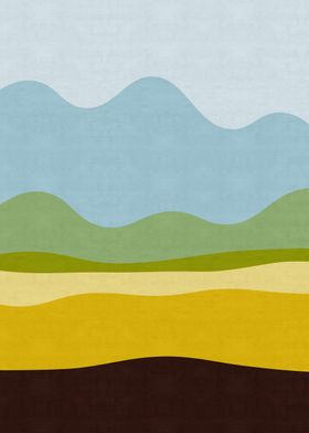 Undulating landscape VIII