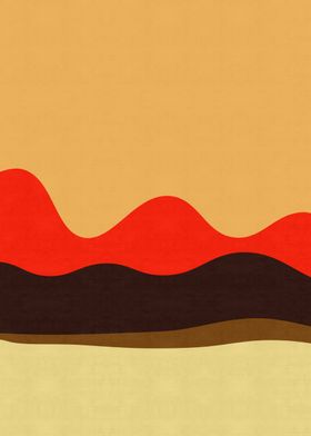 Undulating landscape VII