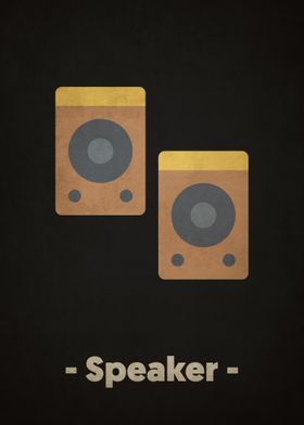 Retro Speaker Minimalist