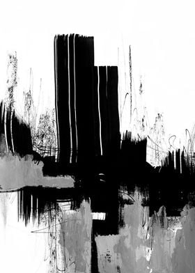 Black white abstract