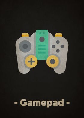 Retro Gamepad Minimalist