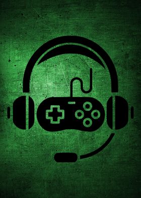 HEADSET GREEN Gaming