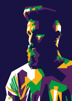 Atletic Man In WPAP