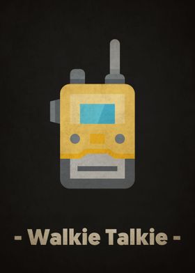 Retro Walkie Minimalist