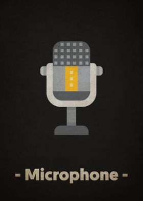 Retro Mic Minimalist