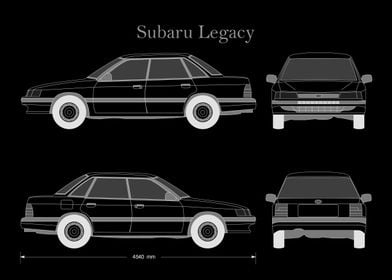 Subaru Legacy 1993 