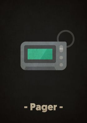 Retro Pager Minimalist