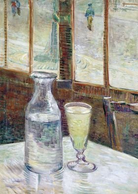 Cafe Table with Absinthe