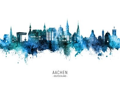 Aachen Skyline Deutschland