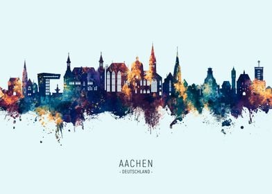 Aachen Skyline Deutschland