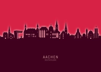 Aachen Skyline Deutschland