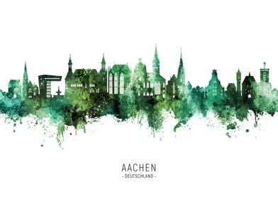 Aachen Skyline Deutschland