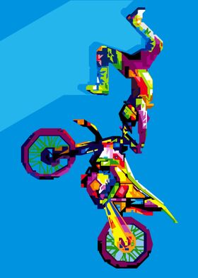 Motocross Freestyle Art