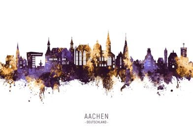 Aachen Skyline Deutschland