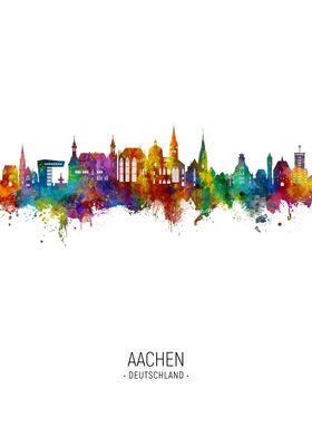 Aachen Skyline Deutschland