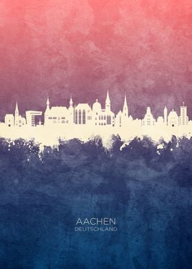 Aachen Skyline Deutschland