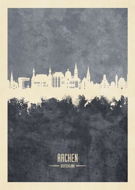 Aachen Skyline Deutschland