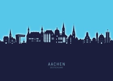 Aachen Skyline Deutschland