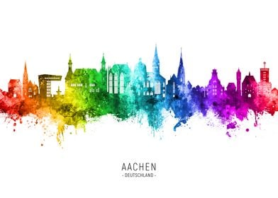 Aachen Skyline Deutschland