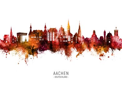 Aachen Skyline Deutschland