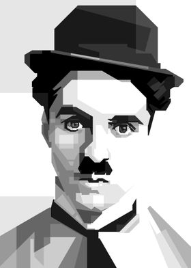 Charlie Chaplin Greyscale