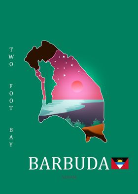 Barbuda Silhouette Design