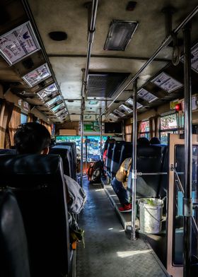 A Bus in Laos