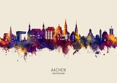 Aachen Skyline Deutschland