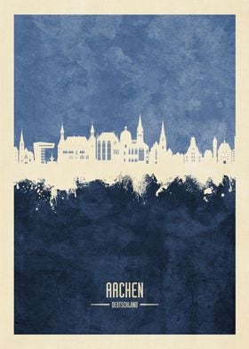 Aachen Skyline Deutschland