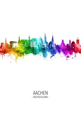 Aachen Skyline Deutschland