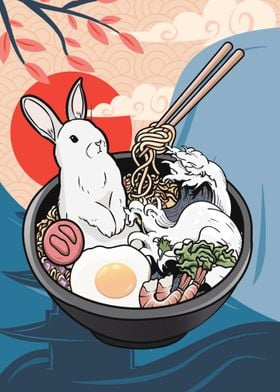 Rabbit Ramen Japanese Soup