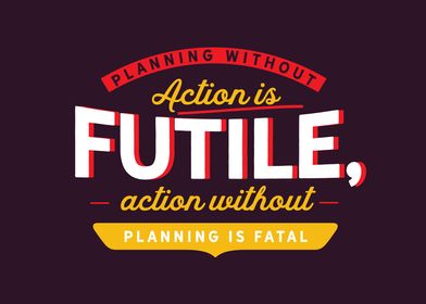 action without planning