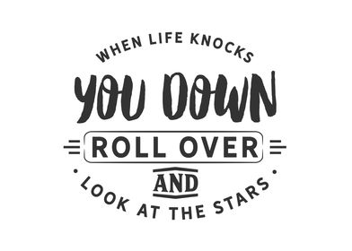 When life knocks you down