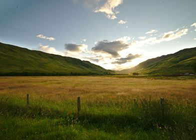 scotland sunset