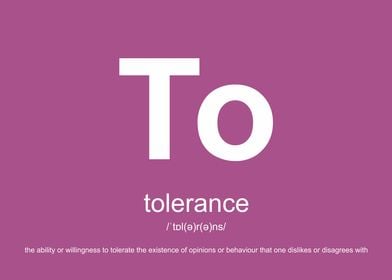 Tolerance