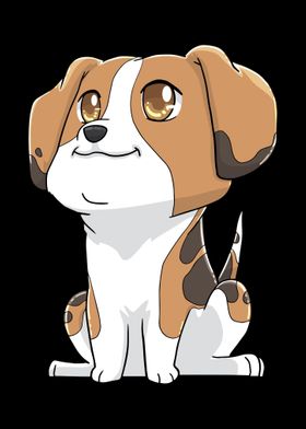 Beagle Dog Owner Kawaii Cu