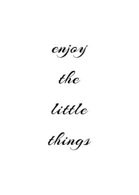 Enjoy The Little Things