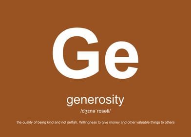 Generosity