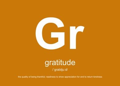 Gratitude