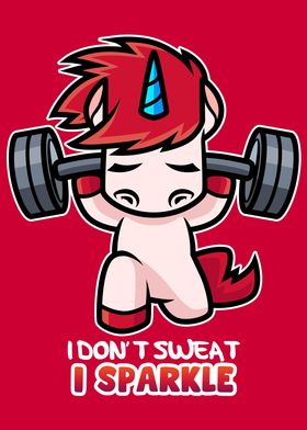 Funny Sporty Unicorn