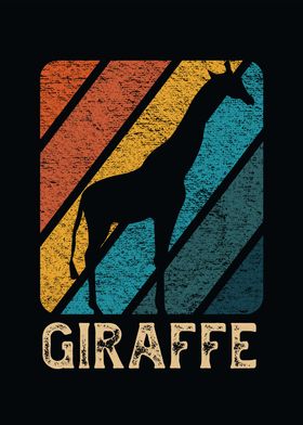 Giraffe on rainbow