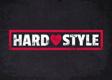Hardstyle Heart Love Logo