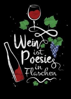 Wein ist Poesie Spruch