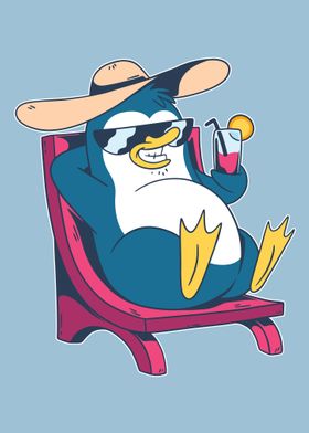 Cool Penguin chilling