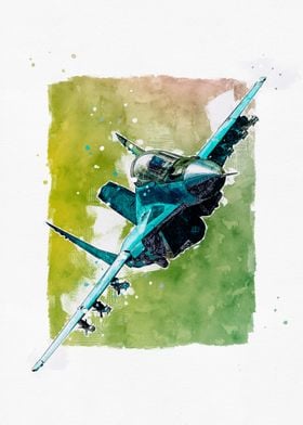 Mig35 Watercolor