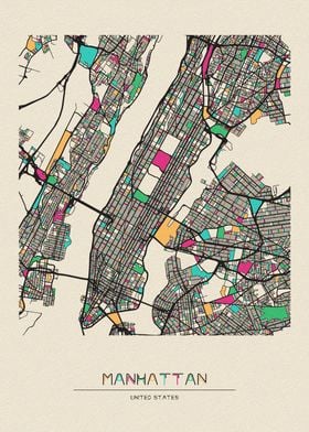 Manhattan Map