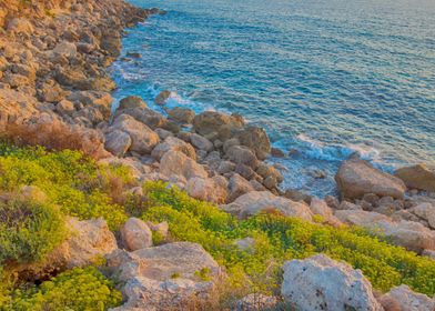 island of Crete rocks