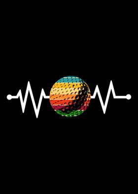 Retro Golf Heartbeat