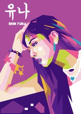 ITZY YUNA POP ART